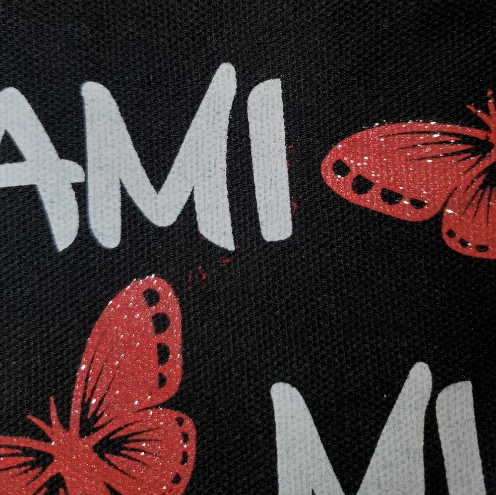 💸 5 for $20 | NWT Maran' Athah Miami Butterfly Canvas Tote Bag - Picture 12 of 16